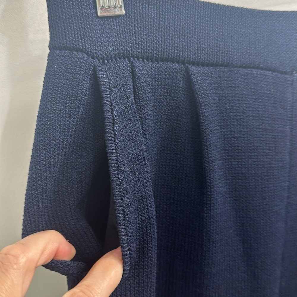 St. John Separates Santana knit blue pants size 10 - Picture 5 of 11